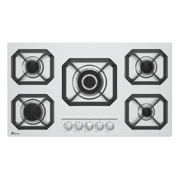 اجاق گاز بيمكث 5 شعله 5075 استيل