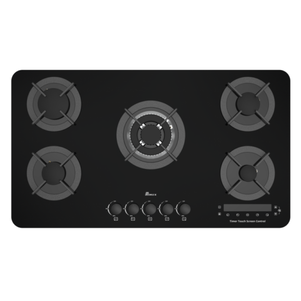 اجاق بيمكث 5091 پنج شعله مشكي تايمر دار